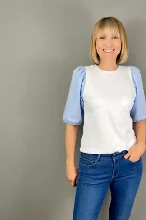 Weekendaanbieding E-book Windschnittich Blusenshirt Bella, Duits