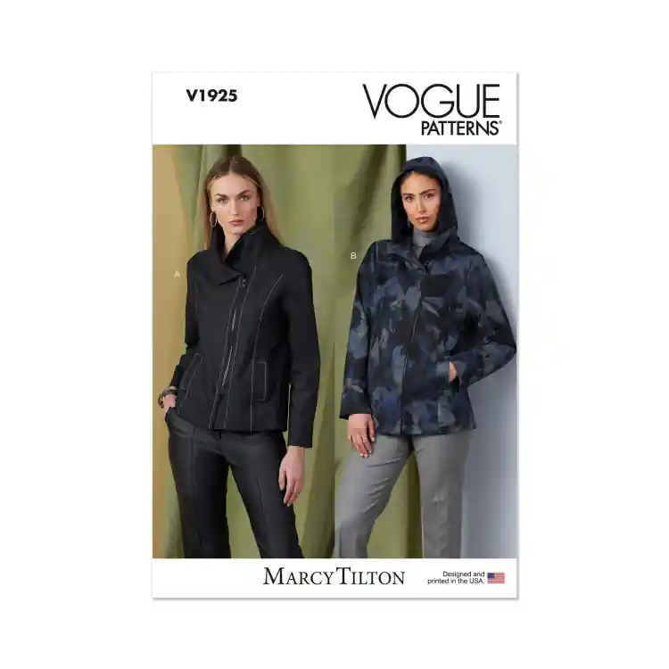 Weekendaanbieding Naaipatroon Vogue 1925 jas, maat 42-50 Dui/En/Fr