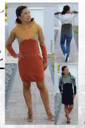 Aanbieding E-book drei eMs hoodie/jurk Alimonda, Duits