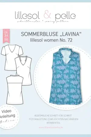 Voordeelprijs E-book Lillesol & Pelle Zomerblouse Lavina, Duits
