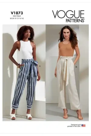 Weekendaanbieding Pattern Vogue 1873 Broek, maat 34-42, Dui/En/Fr