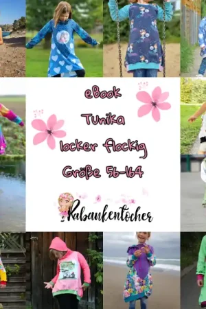 Weekendaanbieding E-Book Rabaukentochter Ballontunika Locker Flockig, duits