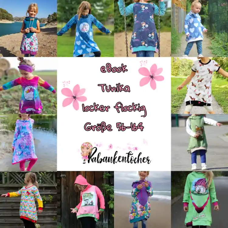 Weekendaanbieding E-Book Rabaukentochter Ballontunika Locker Flockig, duits