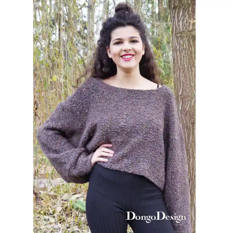 Weekendaanbieding E-Book DongoDesign Damen-Pullover Sarah, duits
