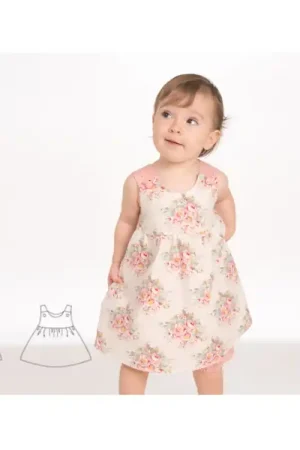 Aanbieding E-Book Patternforkids Babykleid Hängerchen Clara, Duits