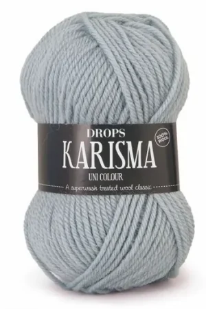 Alleen Vandaag DROPS Karisma Uni Colour - 69 licht grijsgroen - Wol Garen