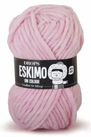Actieprijs DROPS Snow / Eskimo Uni - 30 pastelroze - Wol Garen