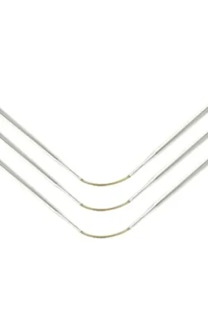 Gereduceerde Prijs Addi CraSyTrio (21 cm) - 2 mm - Flexibele rondbreinaalden van metaal (3 stuks)