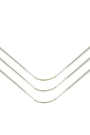 Lage Prijs Addi CraSyTrio (21 cm) - 2,25 mm - Flexibele rondbreinaalden van metaal (3 stuks)