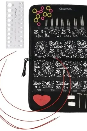 Veilige Betaling ChiaoGoo TWIST Lace Verwisselbare Rondbreinaalden (10 cm) - 2.75-5.00 mm - Luxe Set