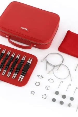 KnitPro Karbonz Elan Verwisselbare Rondbreinaaldenset (13 cm) - Limited Edition Luxe Set Nu Kopen