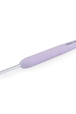 KnitPro Waves 2.0 Haaknaald - 3,25 mm - Softgrip handvat en fijne aluminium haakpunt Hoge Kwaliteit