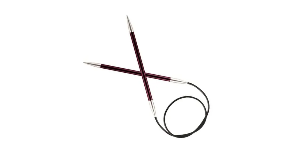 Populair KnitPro Zing Basic Rondbreinaald (80 cm) - 6 mm