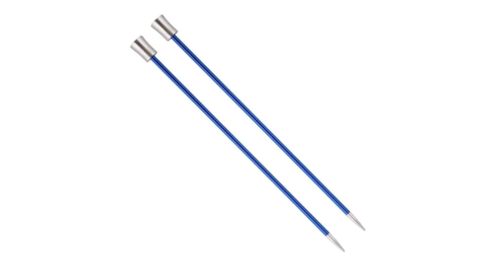 Korting KnitPro Zing Basic Breinaalden (35 cm) - Aluminium - 4 mm