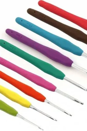 Snelle Levering Opry Soft Grip Haaknaaldenset - 2 t/m 6 mm - Set met 9 maten