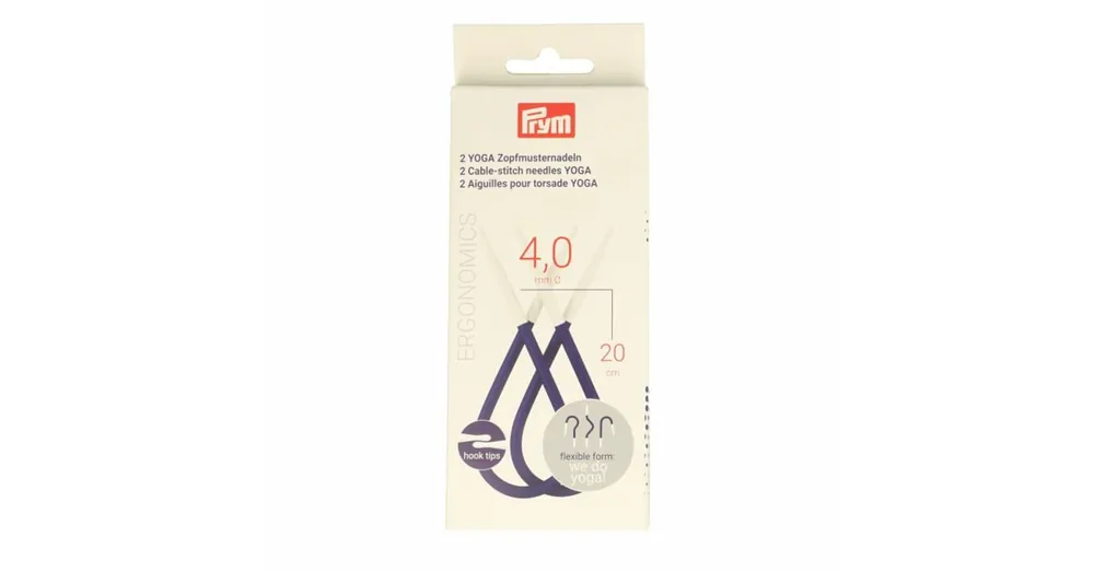 Aanbieding Prym Ergonomics Kabelnaalden Yoga (20 cm) - 4 mm