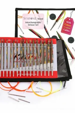 Beperkte Voorraad KnitPro Symfonie Wood Verwisselbare Rondbreinaalden - Deluxe Set