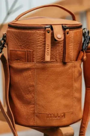 Bestel Nu MUUD Saturn XL - Whiskey - Handgemaakte Leren Projecttas