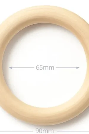 Houten Ring - 9 cm - Blank Onbehandeld Beukenhout - Splintervrij Express Levering