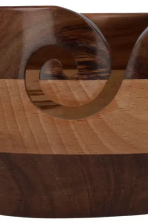 Beperkt Aanbod Scheepjes Yarn Bowl - Rozenhout/Beukenhout - 13x10cm