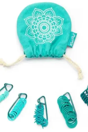 Voordeelprijs KnitPro Mindful Stekenmarkeerders - Mega Pack (100 stuks) - 3 verschillende typen, 5 vormen