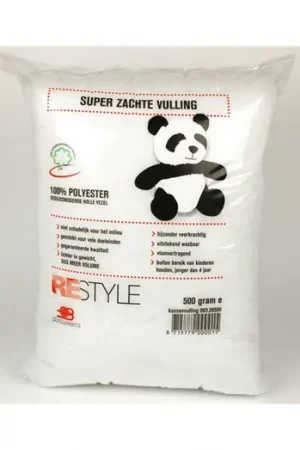 Beperkt Aanbod Kussenvulling zak groot 500gr - Restyle Panda Vulling