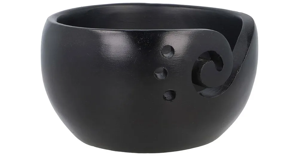 Bestel Nu Scheepjes Yarn Bowl - Dennenhout Zwart - 13x9cm