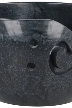 Gratis Verzending Scheepjes Yarn Bowl - Zwart Parelmoer effect - 13x8cm