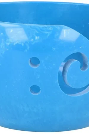 Scheepjes Yarn Bowl - Blauw Parelmoer effect - 13x8cm Koop Online