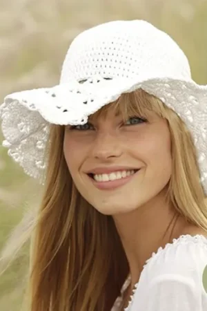 Patroon Gehaakte Hoed "Country Girl" - Drops Design Korting