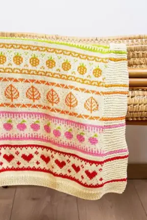 KATIA Rainbow Garden KAL 2026 - Kit S1 - Fair Cotton Gebreide zomerse babydeken Bestel Nu