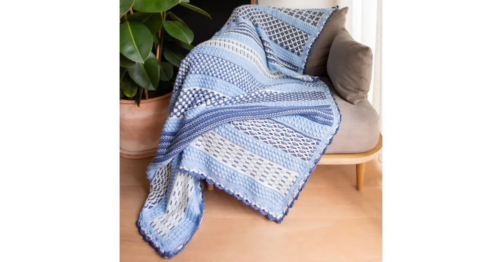 Haakplein CAL 2026 Mystic Harmony Deken - Ocean - Haakpakket Gratis Verzending