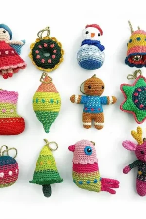Scheepjes Kersthangers Haakkit - 12 haakpatronen met materialen Meest Verkocht