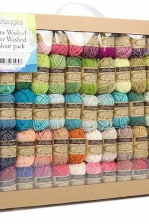 Scheepjes Stone Washed & River Washed Colour Pack - 58 kleuren x 10 gram Korting