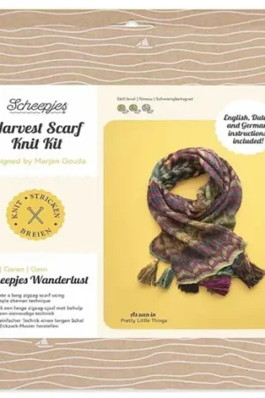 Meest Verkocht Scheepjes Harvest Scarf Breikit - Lange zigzag-sjaal breien