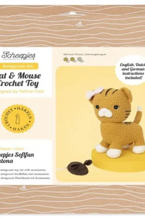 Scheepjes Kat & Muis Haken - Amigurumikit haakpakket Betrouwbaar