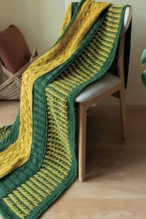 Goedkoop Haakplein CAL 2025 True Colors Deken - Lemon Leaves - Haakpakket