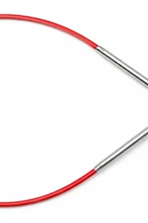 Betrouwbaar ChiaoGoo Knit RED Rondbreinaald (30 cm) - 3,5 mm - RVS Naaldpunten