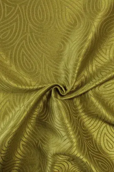 Aanbieding jacquard gobelin - Warm Lime Green Leaves