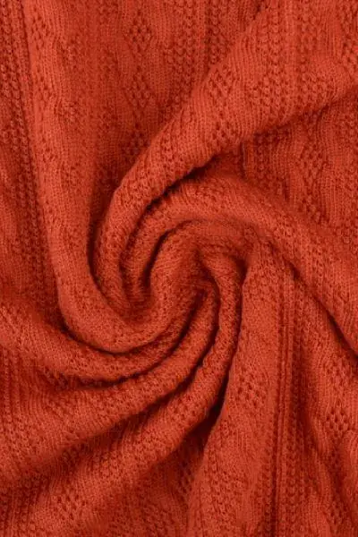 Voordeelprijs Knitted Cable Jersey - Brique