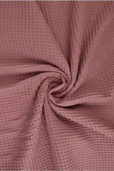Wafelkatoen - Donker Oud Roze - 38 Express Levering