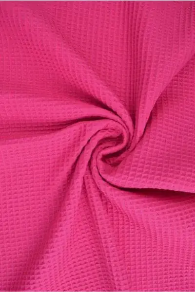 Wafelkatoen - Fuchsia 51 Aanbieding
