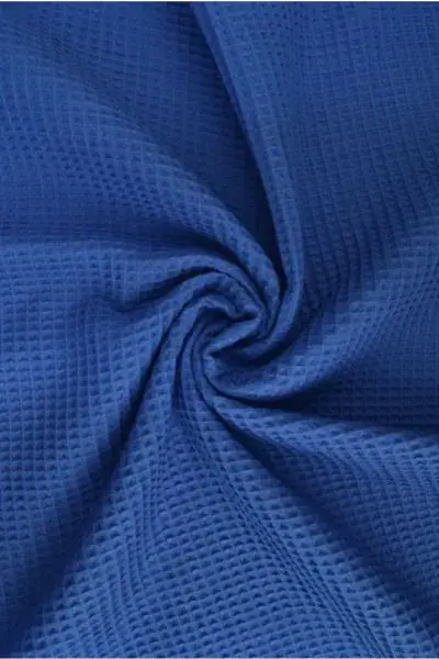 Wafelkatoen - Kobalt 28 Exclusieve Aanbieding