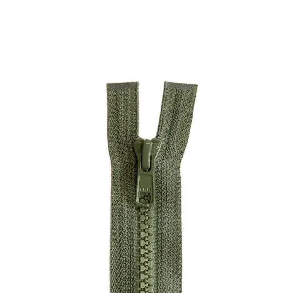 Voordeelprijs Bloktand Rits Deelbaar 45cm - 566 - Legergroen