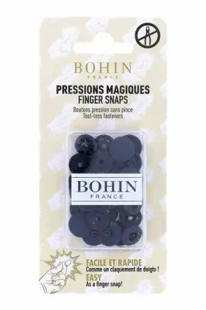 Weekendaanbieding Bohin - Magische drukknopen 13mm - Navy