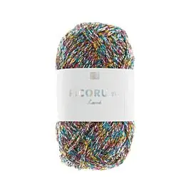 Alleen Vandaag Rico Design Ricorumi Lamé kl.4 multicolor glitter