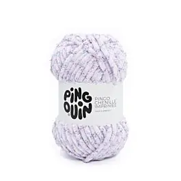 Alleen Vandaag Pingouin Pingo Chenille Imprimée kl.Pastel 100gr.