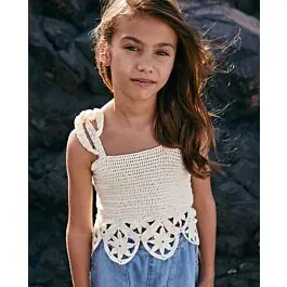 Actieprijs Phildar kinder top haken van Perle 5 (240,m1)