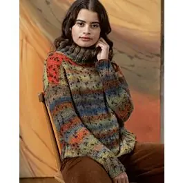 Weekendaanbieding Lang Yarns trui breien van Cloud Tweed (Punto 62, m9)