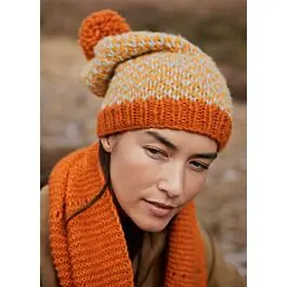 Weekendaanbieding Lana Grossa muts breien van Ecopuno Chunky (Acc22, m11)